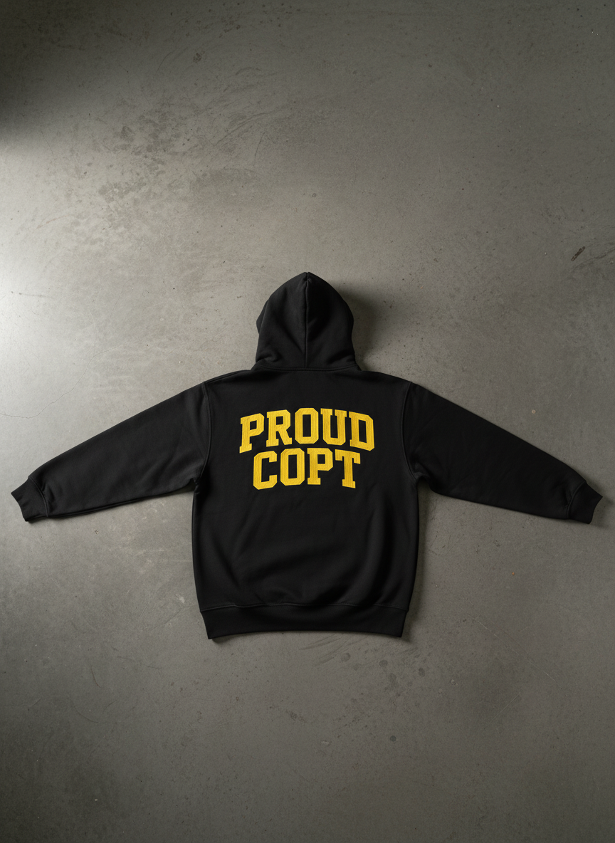 Proud Copt Hoodie Back